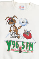 Vintage Y 96.5 FM "Young Country" Christmas Sweatshirt