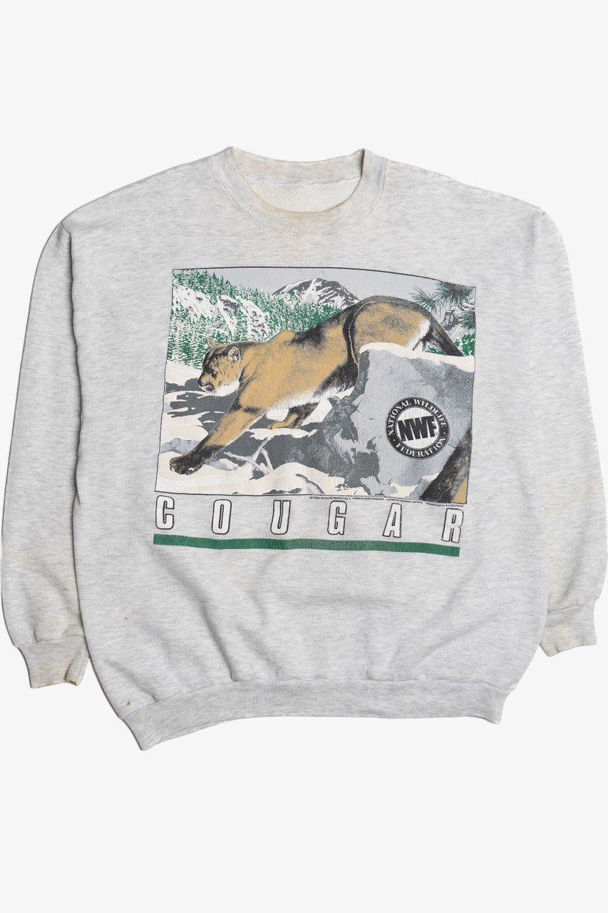 Vintage "Cougar" National Wildlife Federation Sweatshirt