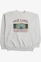 Vintage "Fox Lake Wisconsin" Sweatshirt
