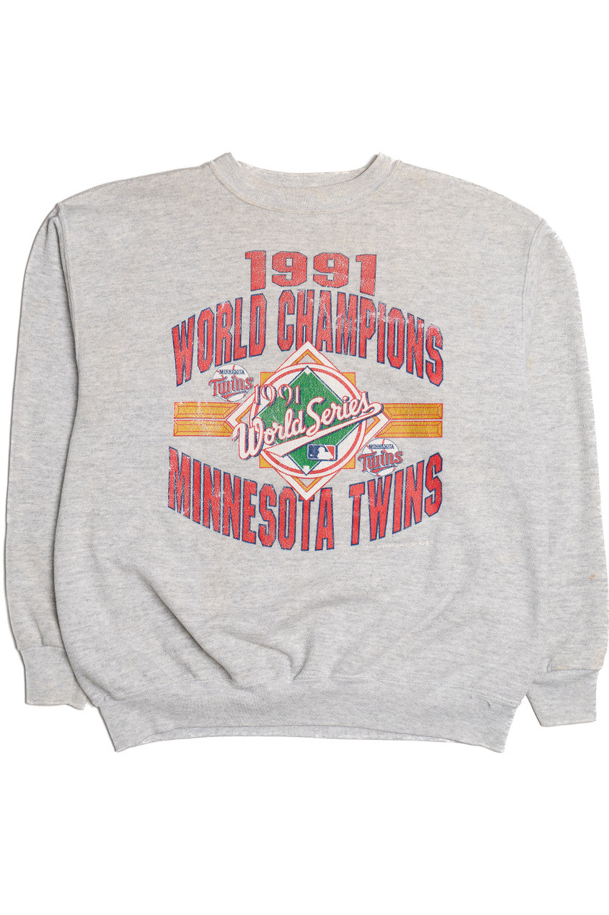 Vintage 1991 "World Champion Minnesota Twins" Sweatshirt