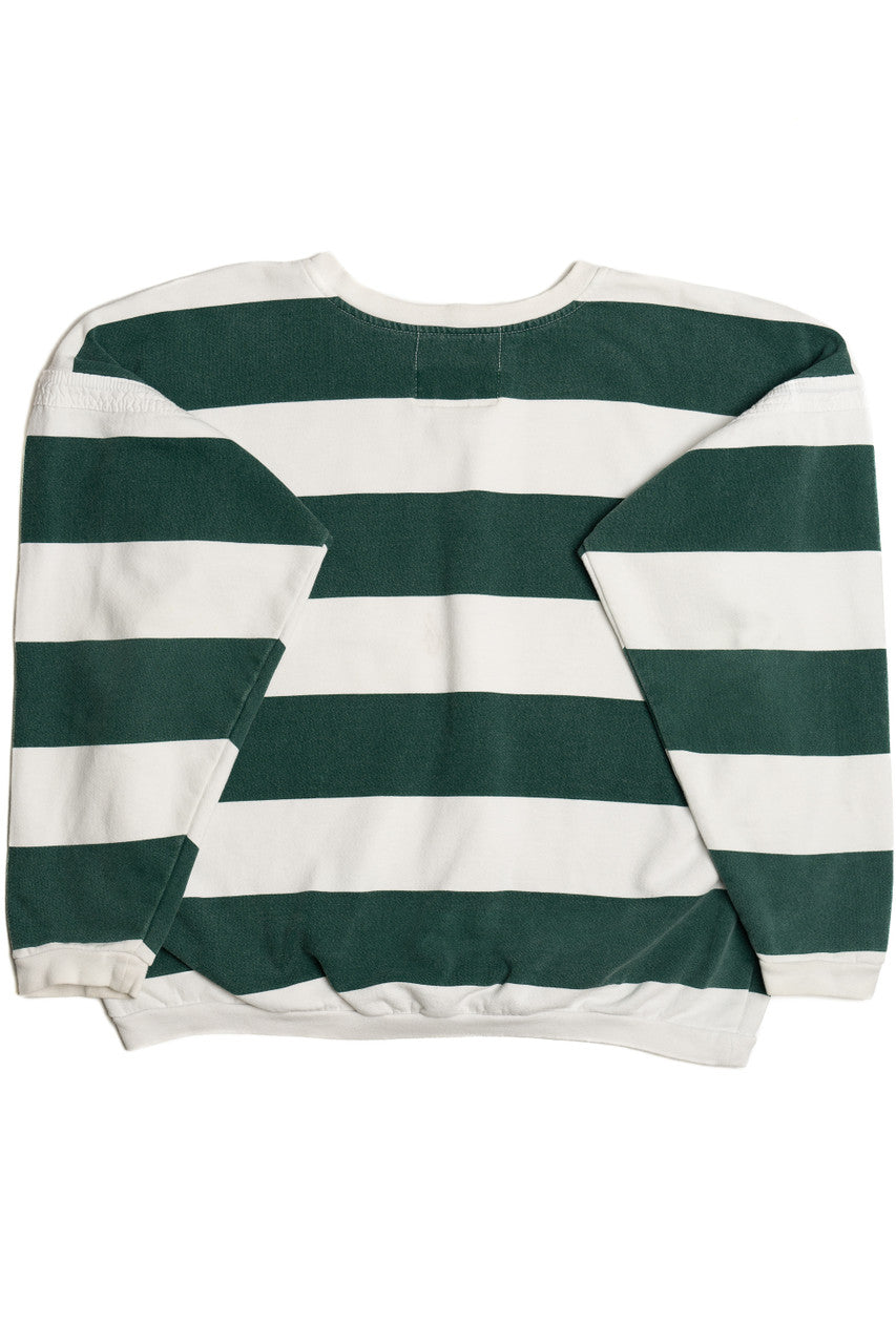 Vintage "E. N. U. F. Internationale" Striped Sweatshirt
