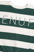 Vintage "E. N. U. F. Internationale" Striped Sweatshirt