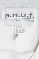 Vintage "E. N. U. F. Internationale" Striped Sweatshirt