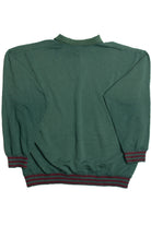 Vintage Green & Maroon Polo Sweatshirt