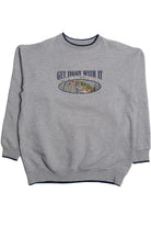 Vintage "Get Jiggy With It" Fishing Sweatshirt
