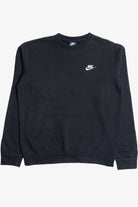 Nike Embroidered Logo Faded Black Sweatshirt