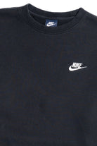 Nike Embroidered Logo Faded Black Sweatshirt