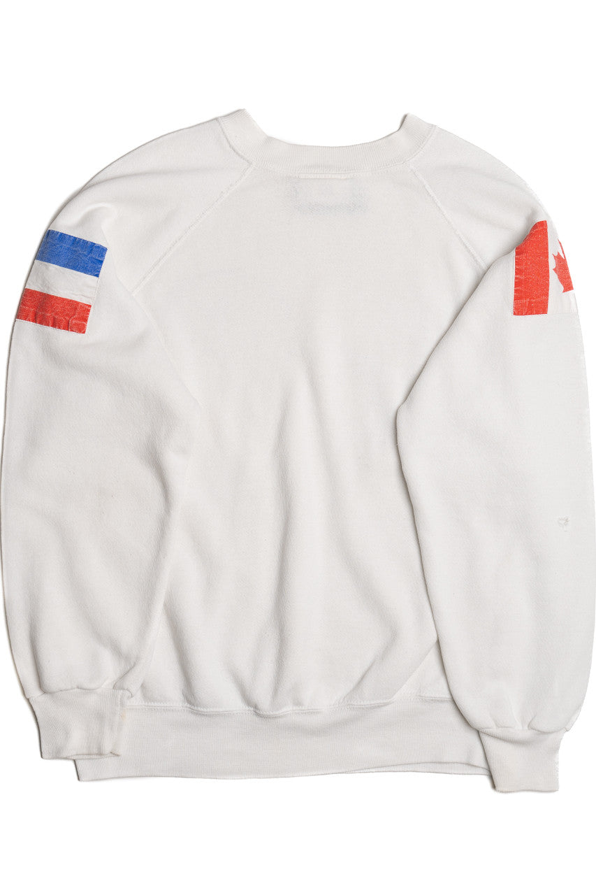 Vintage "America's Cup" Flag Patches Sweatshirt