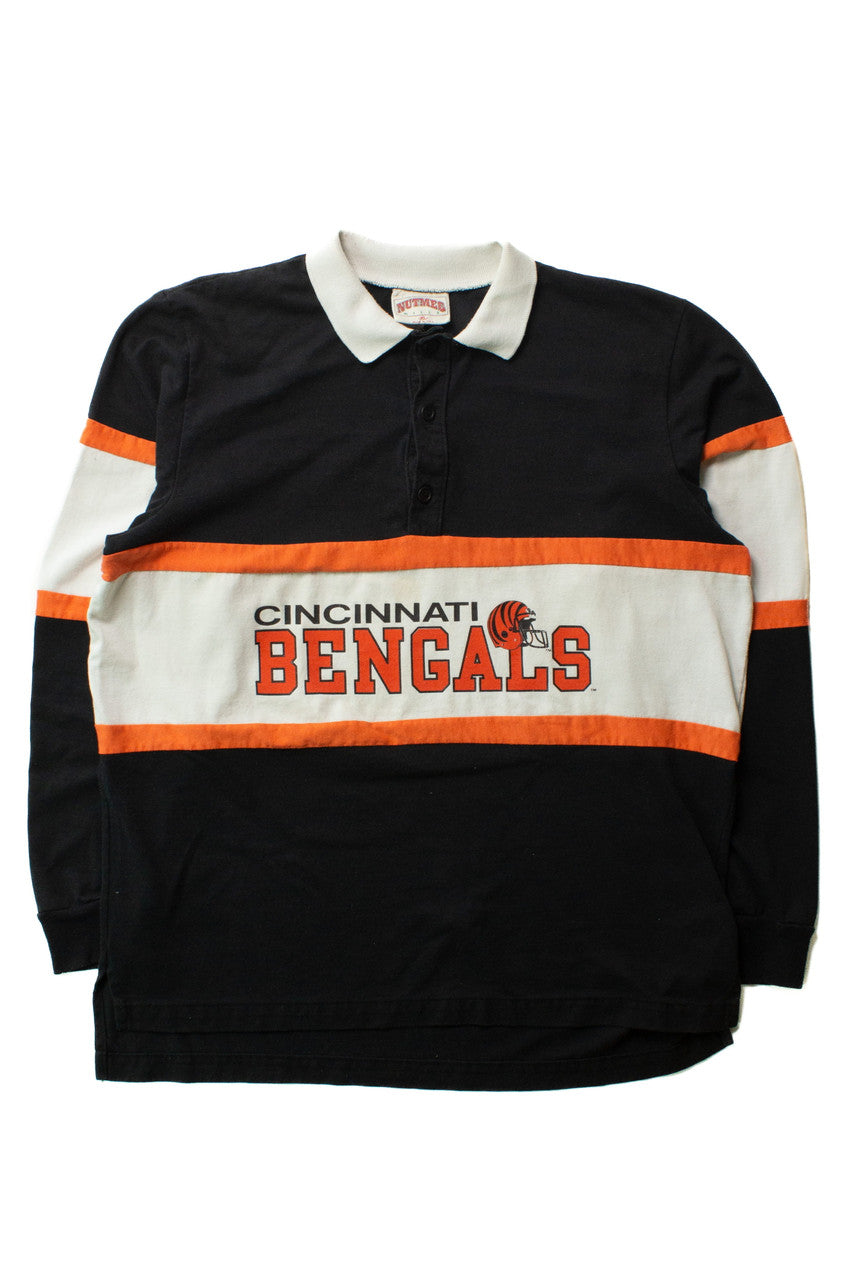 Vintage Cincinnati Bengals Polo Sweatshirt (1990s)