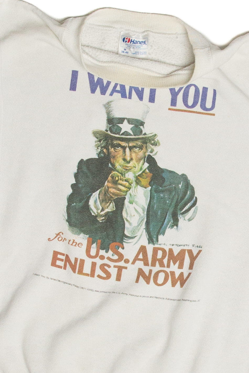 Vintage Uncle Sam "I Want You" Sweatshirt