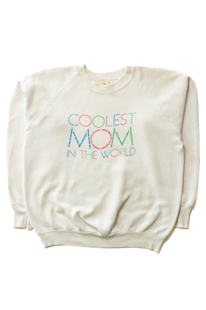 Vintage Coolest Mom In The World Sweatshirt (1988)