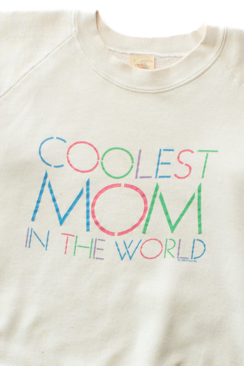 Vintage Coolest Mom In The World Sweatshirt (1988)