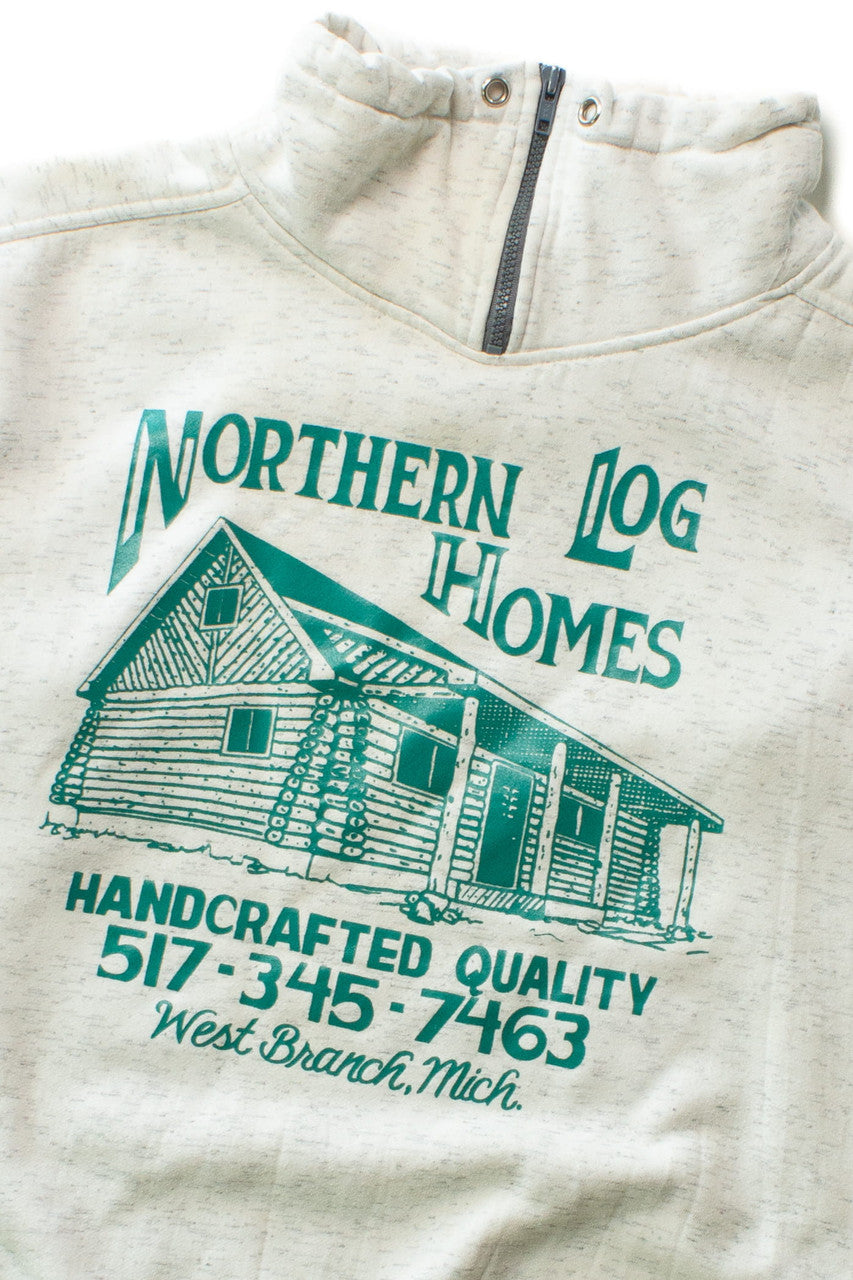 Vintage Northern Log Homes Sweatshirt (1990s)
