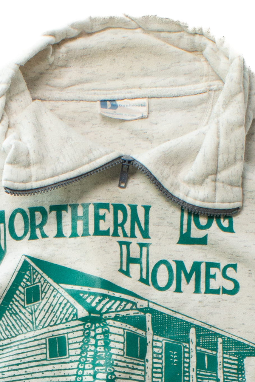 Vintage Northern Log Homes Sweatshirt (1990s)
