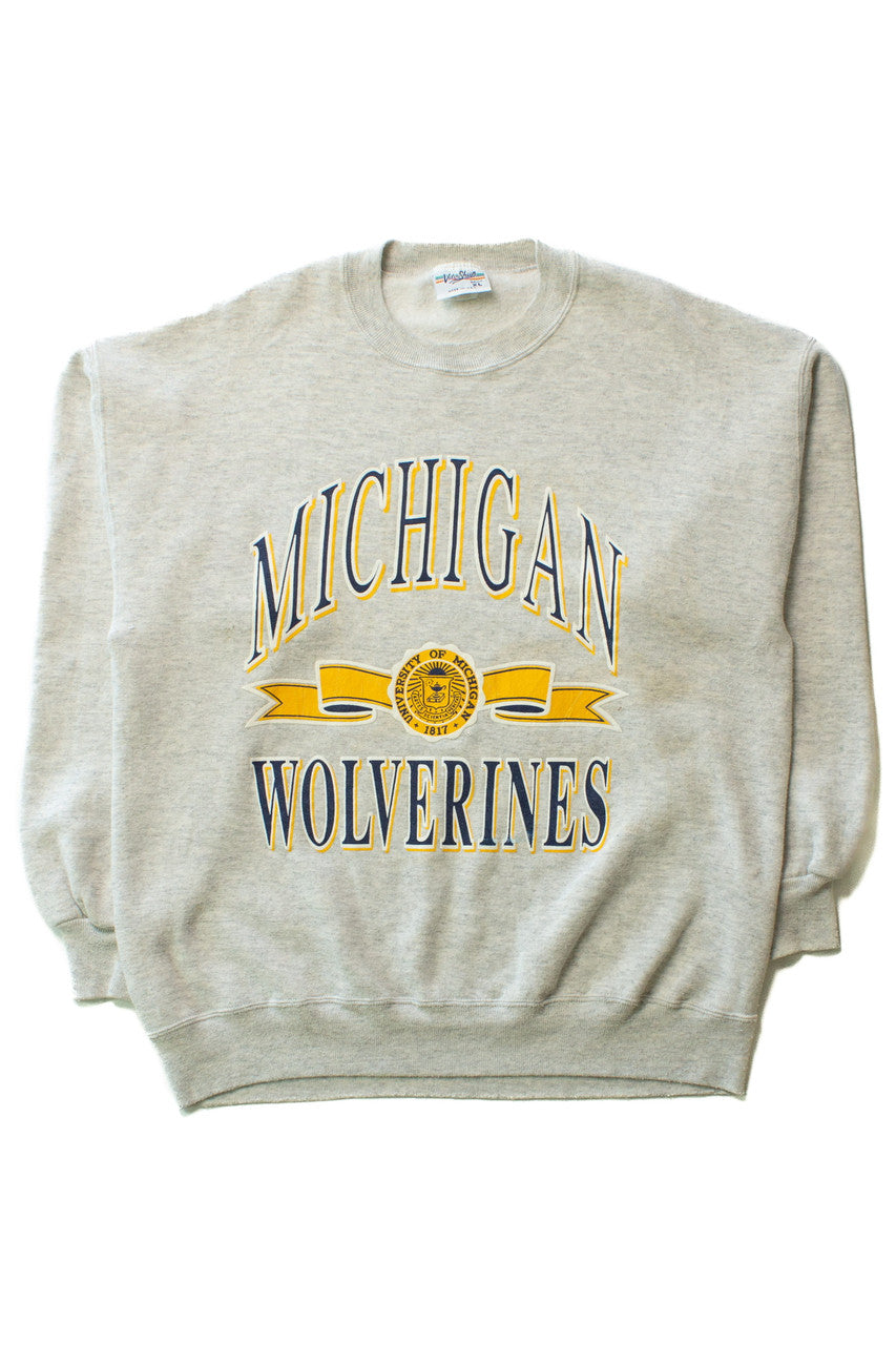 Vintage Michigan Wolverines Sweatshirt (1990s) 10779