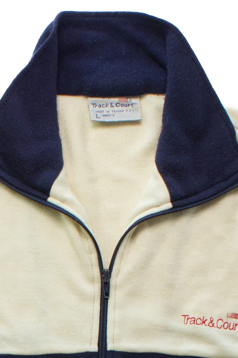 Vintage Track & Court Sweatshirt Jacket (1980s)