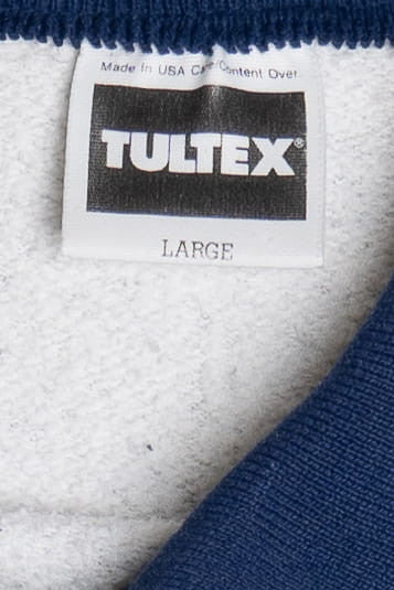 Vintage "Yale University" "Go Bulldogs" Contrast Color Collar Sweatshirt