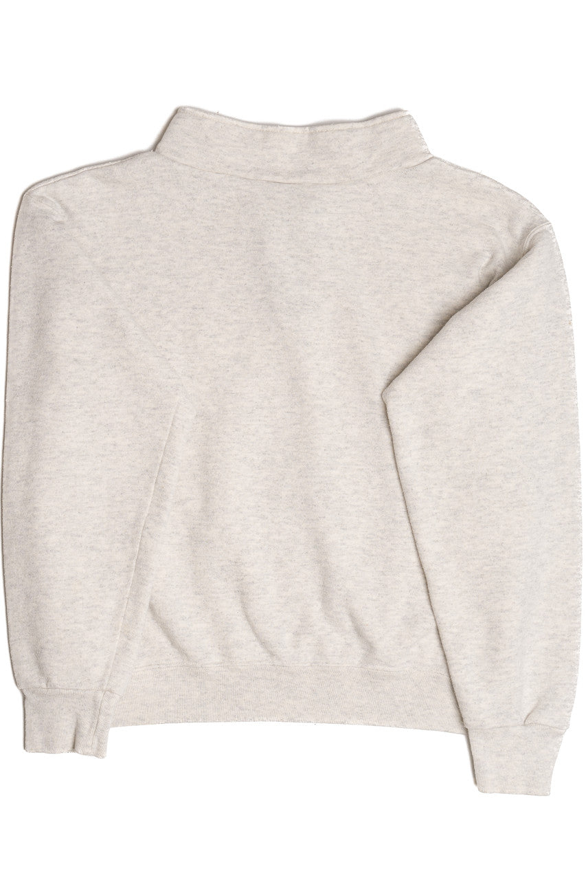 Vintage "Mt. Washington" Quarter Zip Mock Neck Sweatshirt