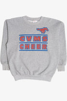 Vintage "Cheerleaders Lift Athletes" CVMS Cheer Sweatshirt