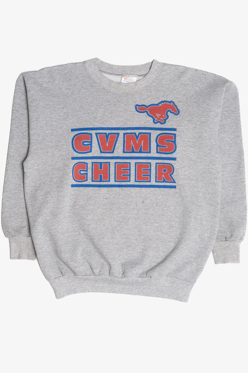 Vintage "Cheerleaders Lift Athletes" CVMS Cheer Sweatshirt