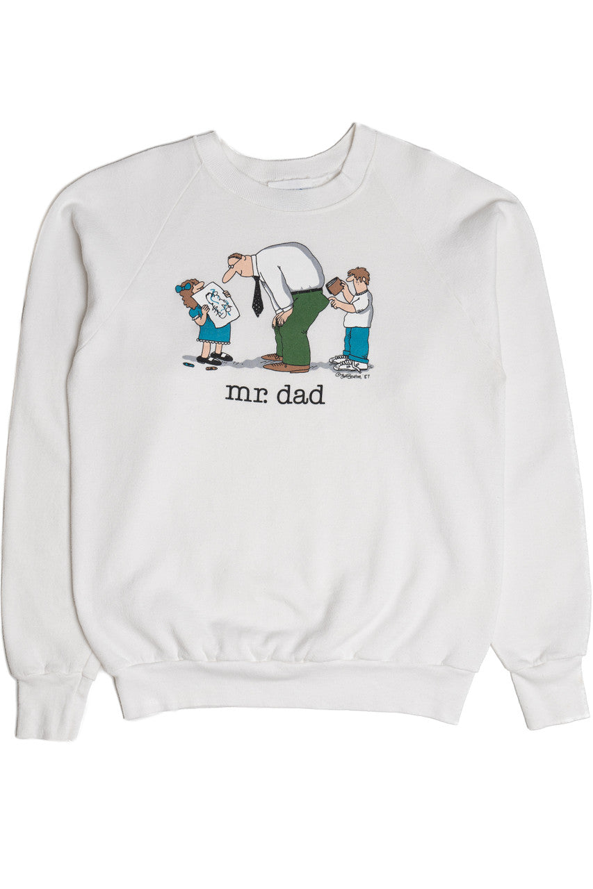 Vintage "Mr. Dad" Comic Sweatshirt