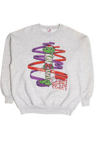 Vintage "Just Say Ho!" WEBN Radio Frog Christmas Sweatshirt