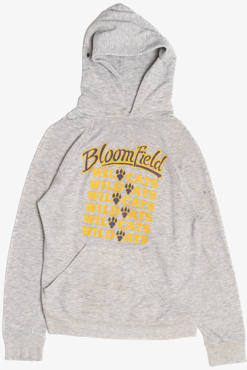 Vintage "Bloomfield Wildcats" Hoodie Sweatshirt