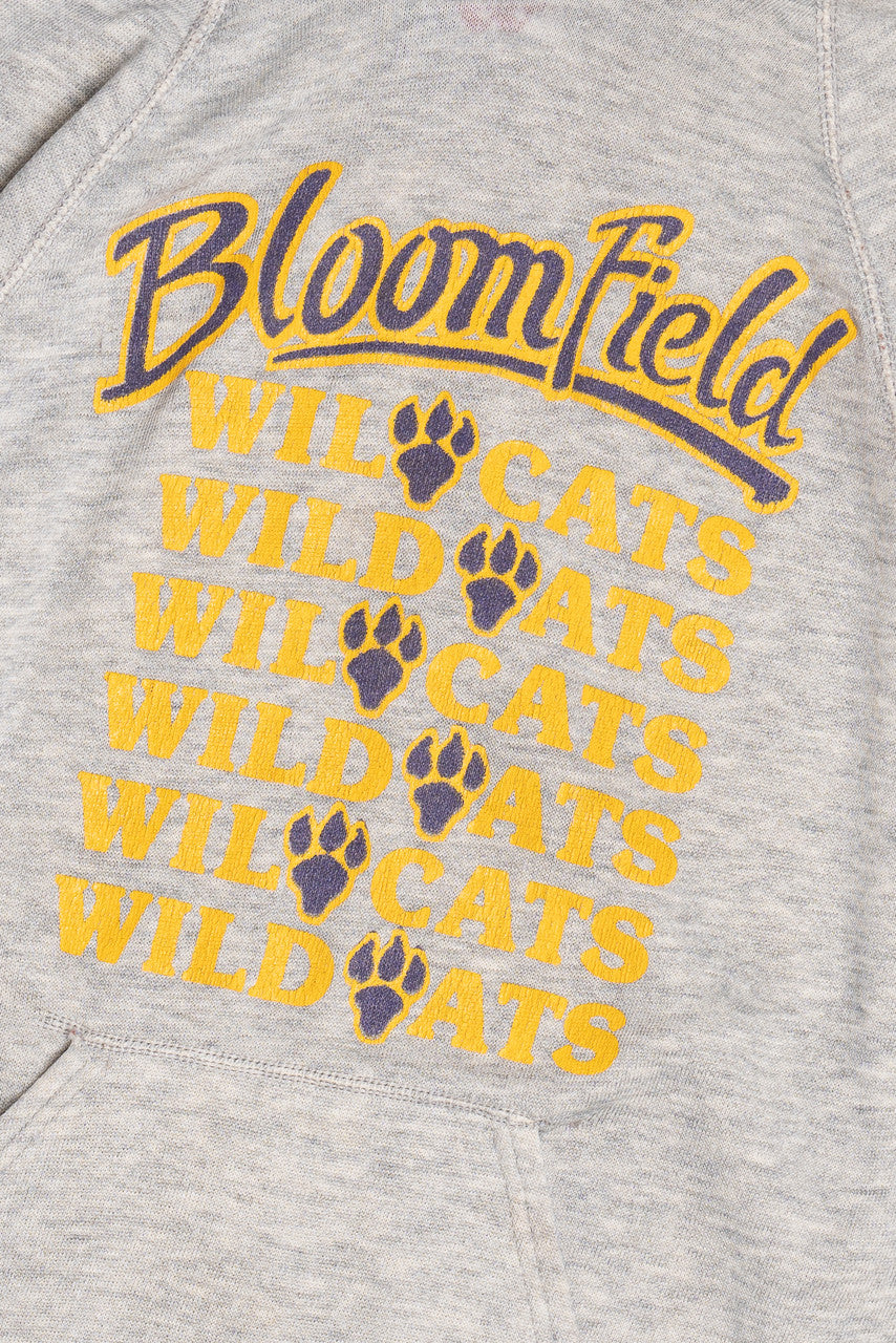 Vintage "Bloomfield Wildcats" Hoodie Sweatshirt