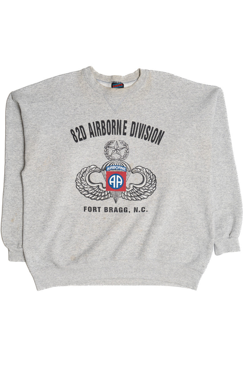 Vintage "Fort Bragg, N.C." "82D Airborne Division" Sweatshirt