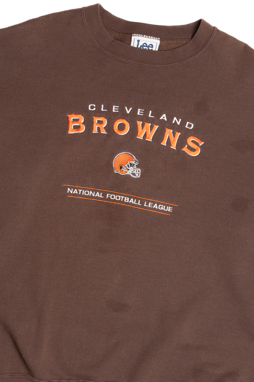 Vintage "Cleveland Browns National Football League" Embroidered Sweatshirt