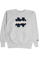 Vintage "Notre Dame" Embroidered Logo Sweatshirt