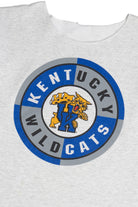 Vintage "Kentucky Wildcats" Raw Hem Cropped Sweatshirt Top