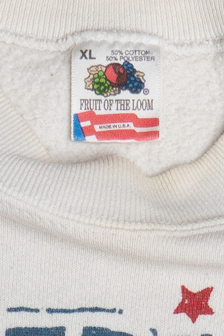 Vintage 1993 Clinton Gore Inauguration "America's Reunion" Sweatshirt