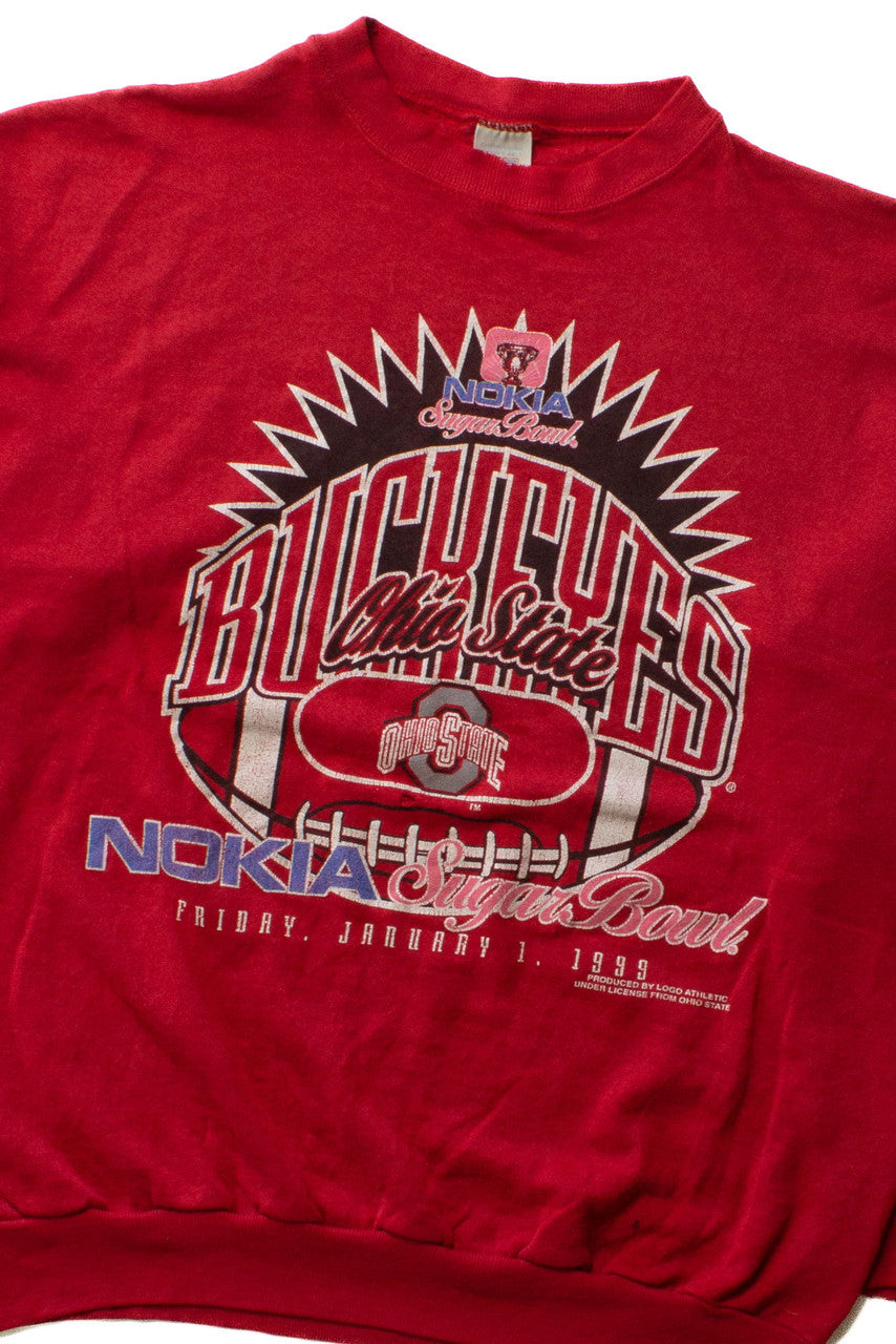 Vintage Thrashed Ohio State Sugar Bowl Sweatshirt (1999)