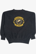Vintage "Purdue Boilermakers" Flocking Embroidered Sweatshirt (1990s)