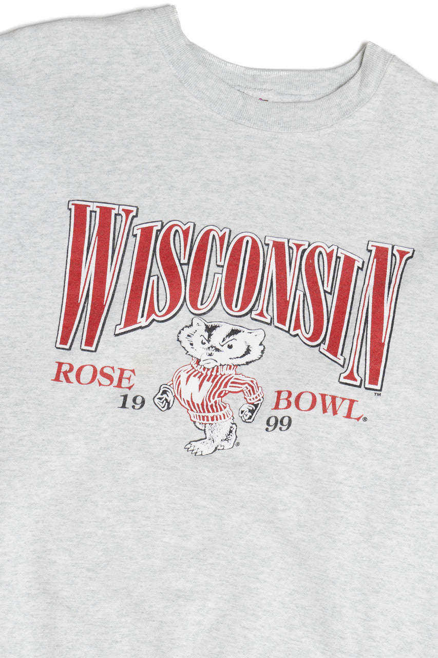 Vintage 1999 University of Wisconsin Rose Bowl Sweatshirt