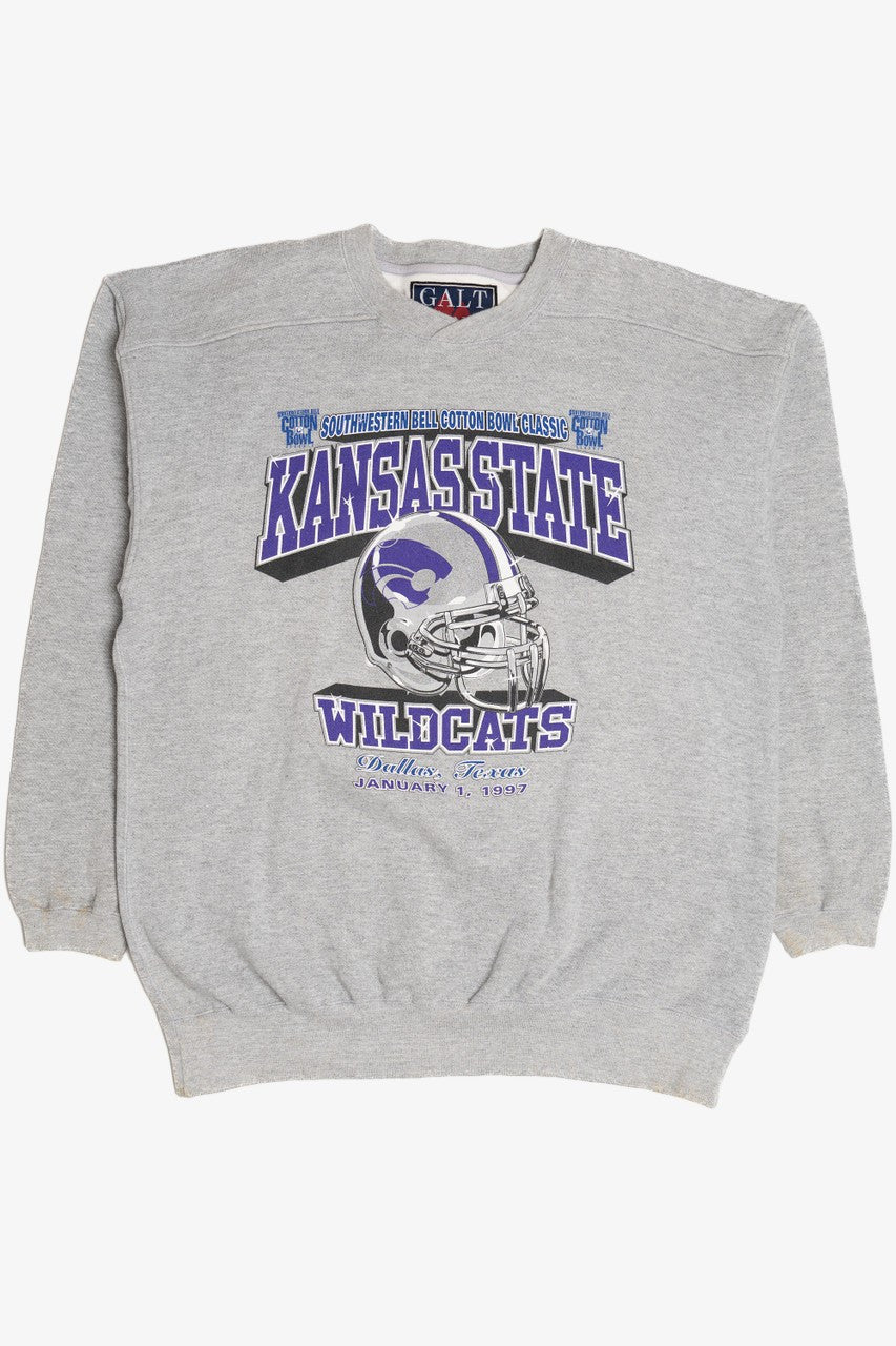 Vintage 1997 "Kansas State Wildcats" Cotton Bowl Classic Sweatshirt (1990s)
