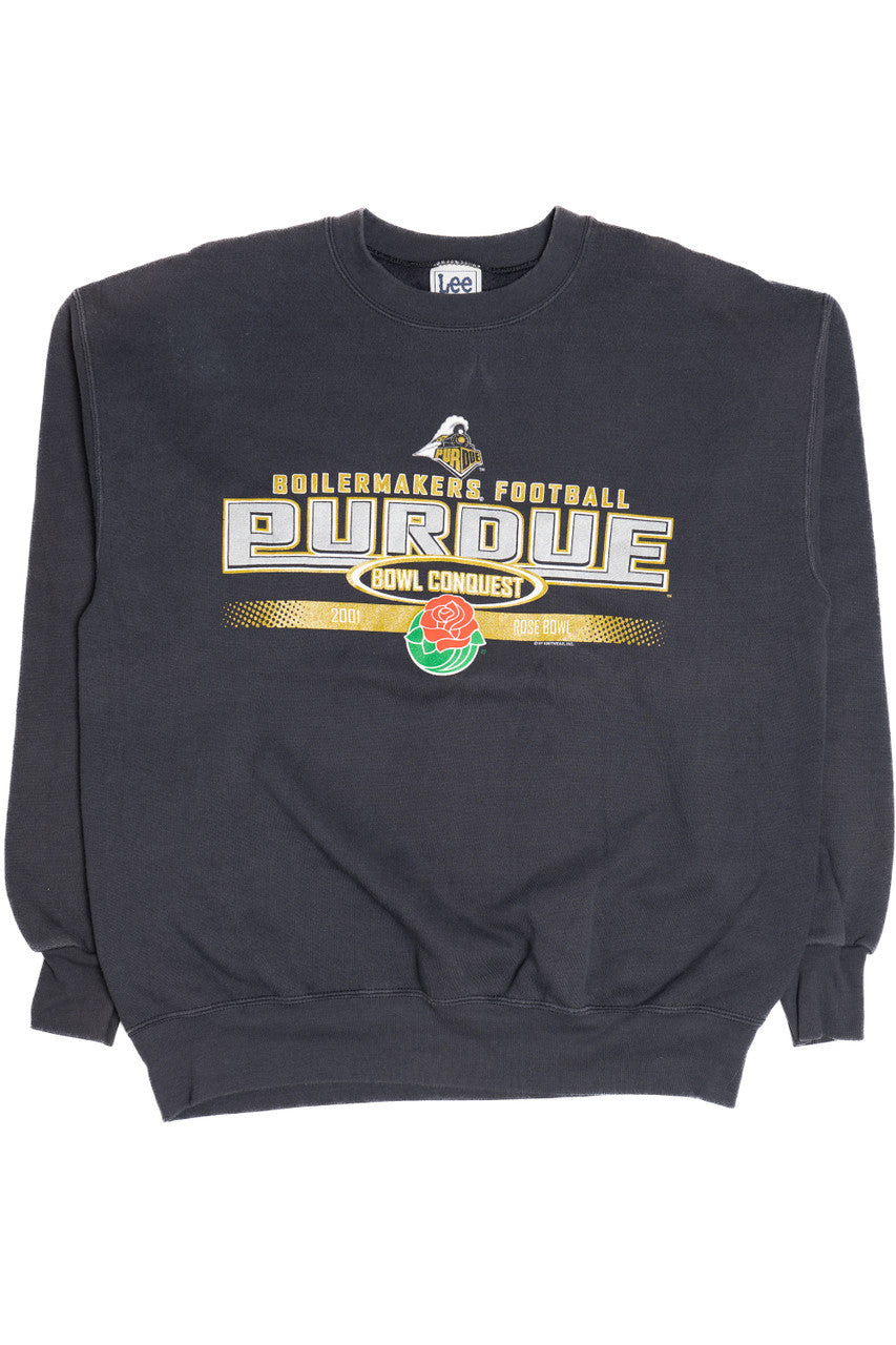 Vintage 2001 Purdue "Boilermaker Football" Rose Bowl Sweatshirt