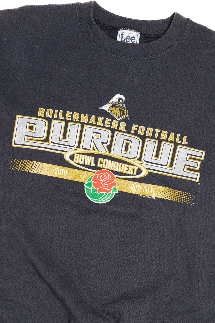 Vintage 2001 Purdue "Boilermaker Football" Rose Bowl Sweatshirt