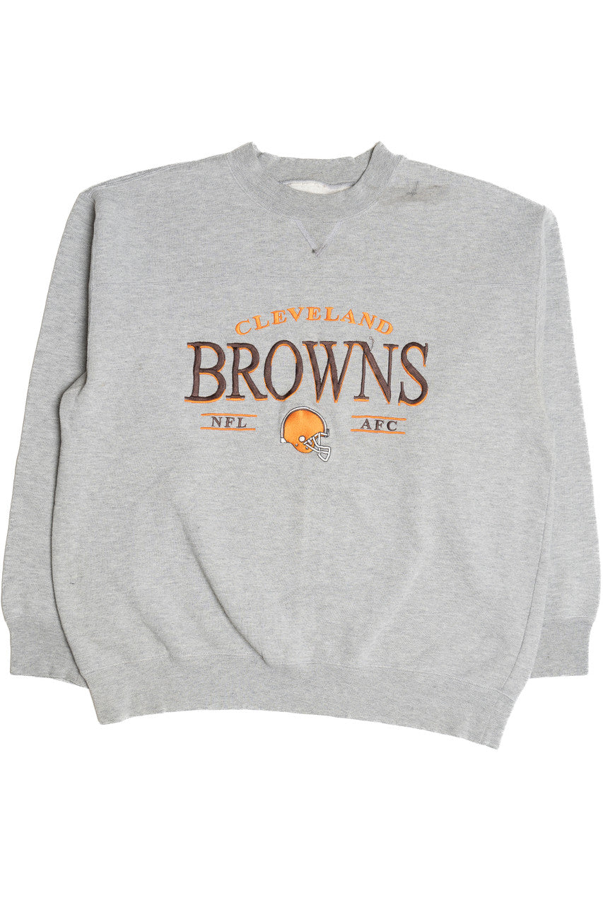 Vintage "Cleveland Browns NF AFC" Embroidered Sweatshirt