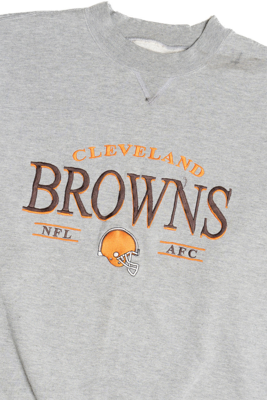 Vintage "Cleveland Browns NF AFC" Embroidered Sweatshirt