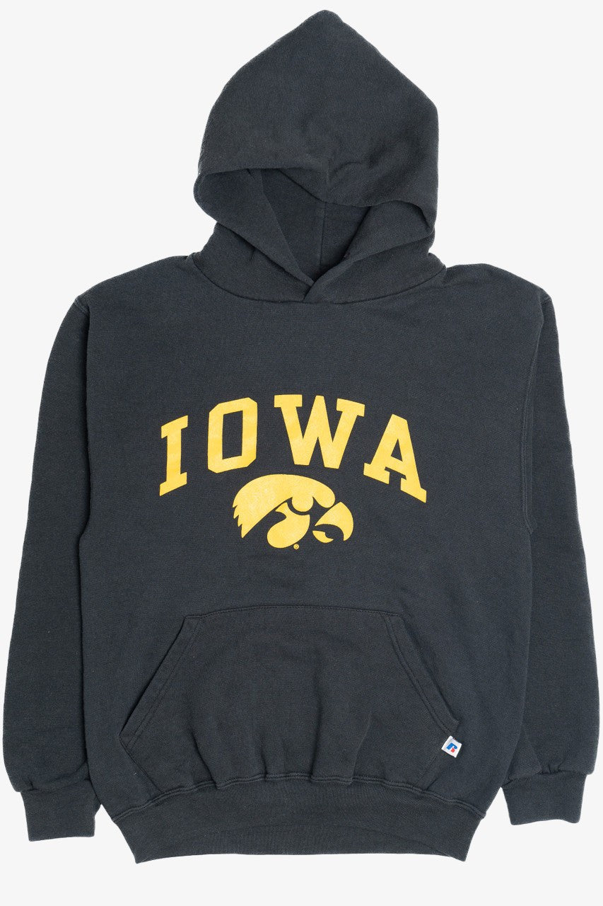 Vintage Iowa Hawkeyes Russell Athletic Hoodie Sweatshirt (1990s)