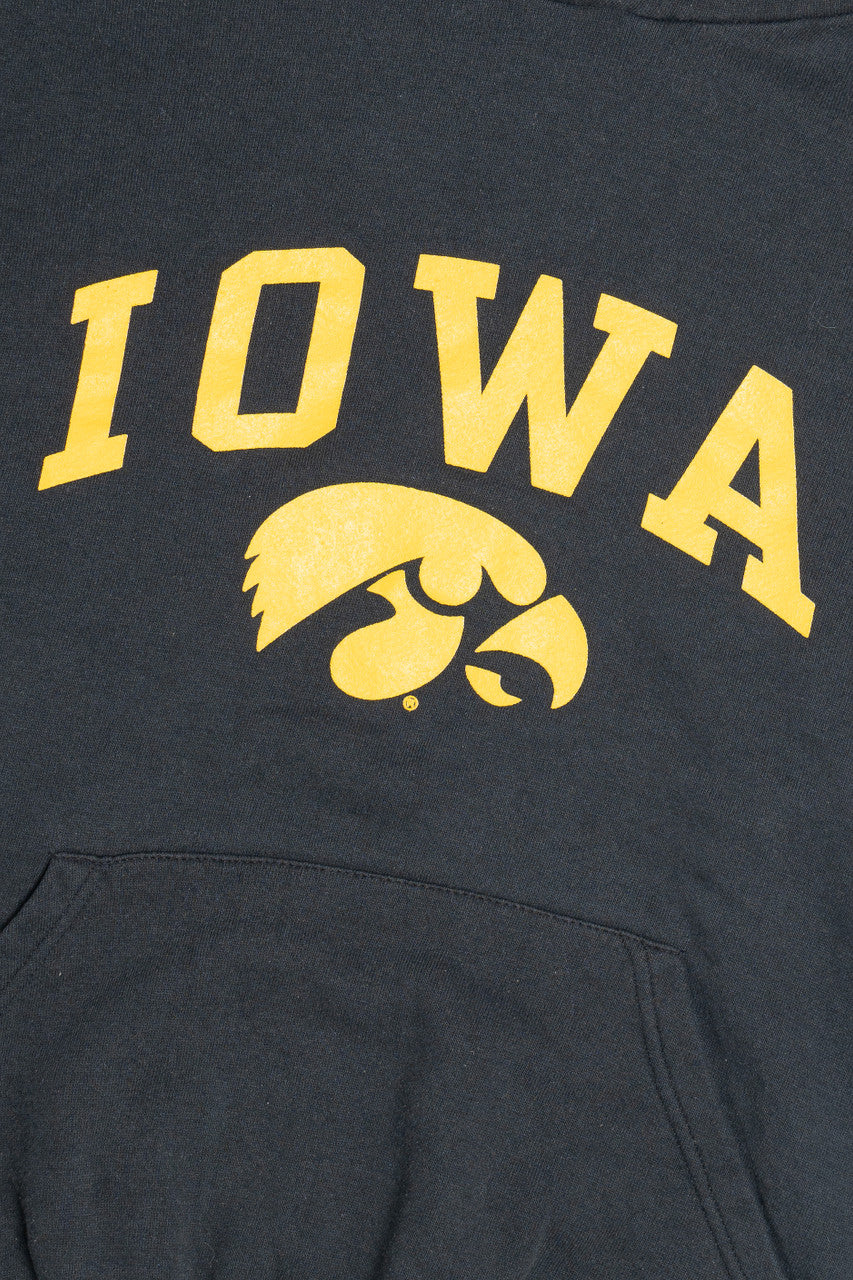 Vintage Iowa Hawkeyes Russell Athletic Hoodie Sweatshirt (1990s)