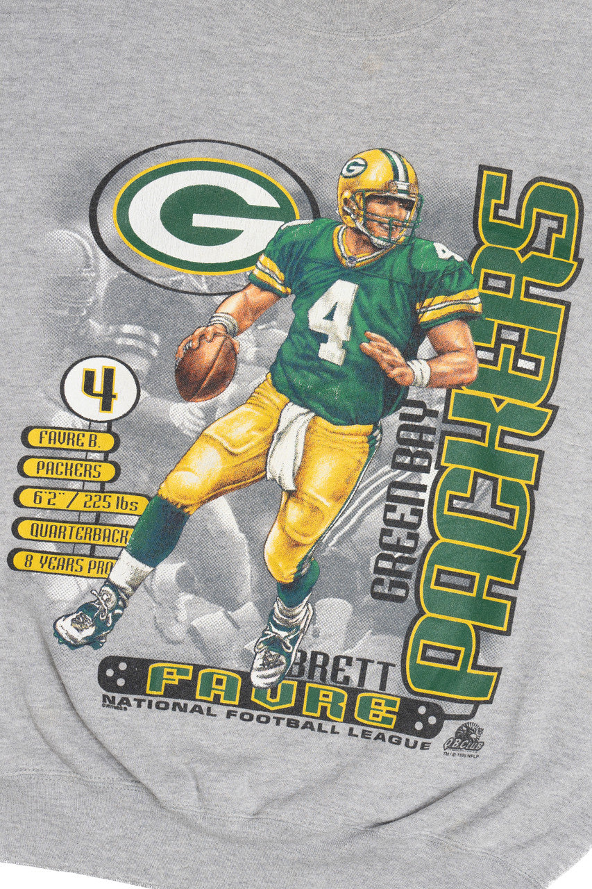 Vintage Green Bay Packers Brett Favre #4 Sweatshirt (1990s)
