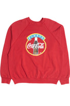Vintage "Always" Coca-Cola Raglan Tultex Sweatshirt (1990s)
