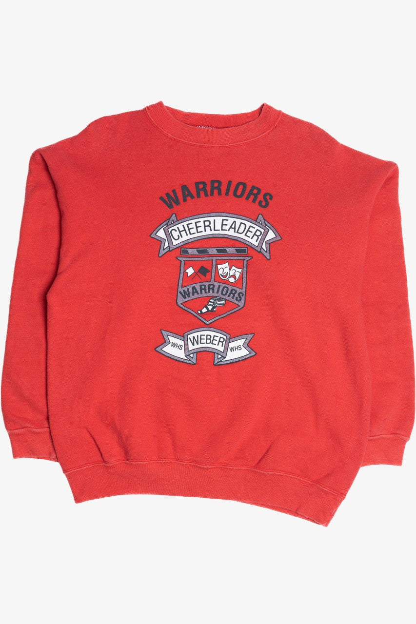 Vintage "Warriors Cheerleader" Sweatshirt (1990s)