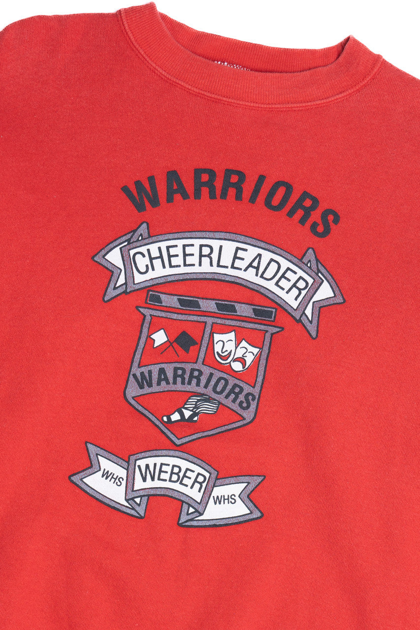 Vintage "Warriors Cheerleader" Sweatshirt (1990s)