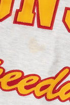 Vintage "Sunset Speedway" Tackle Twill Embroidered Russell Athletic Sweatshirt (1990s)