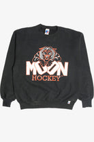 Vintage Moon Hockey Tiger Mascot Russell Athletic Sweatshirt (1990s)