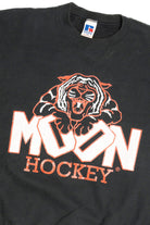 Vintage Moon Hockey Tiger Mascot Russell Athletic Sweatshirt (1990s)
